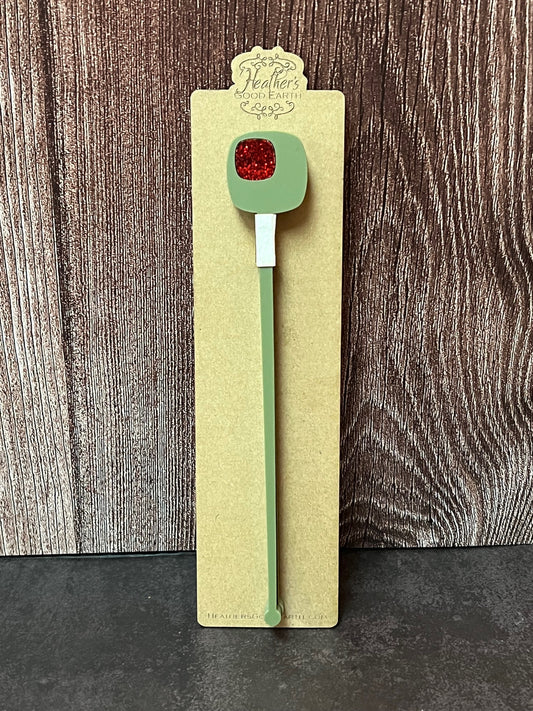 OLIVE LONG DRINK STIRRERS/SWIZZLE STICKS
