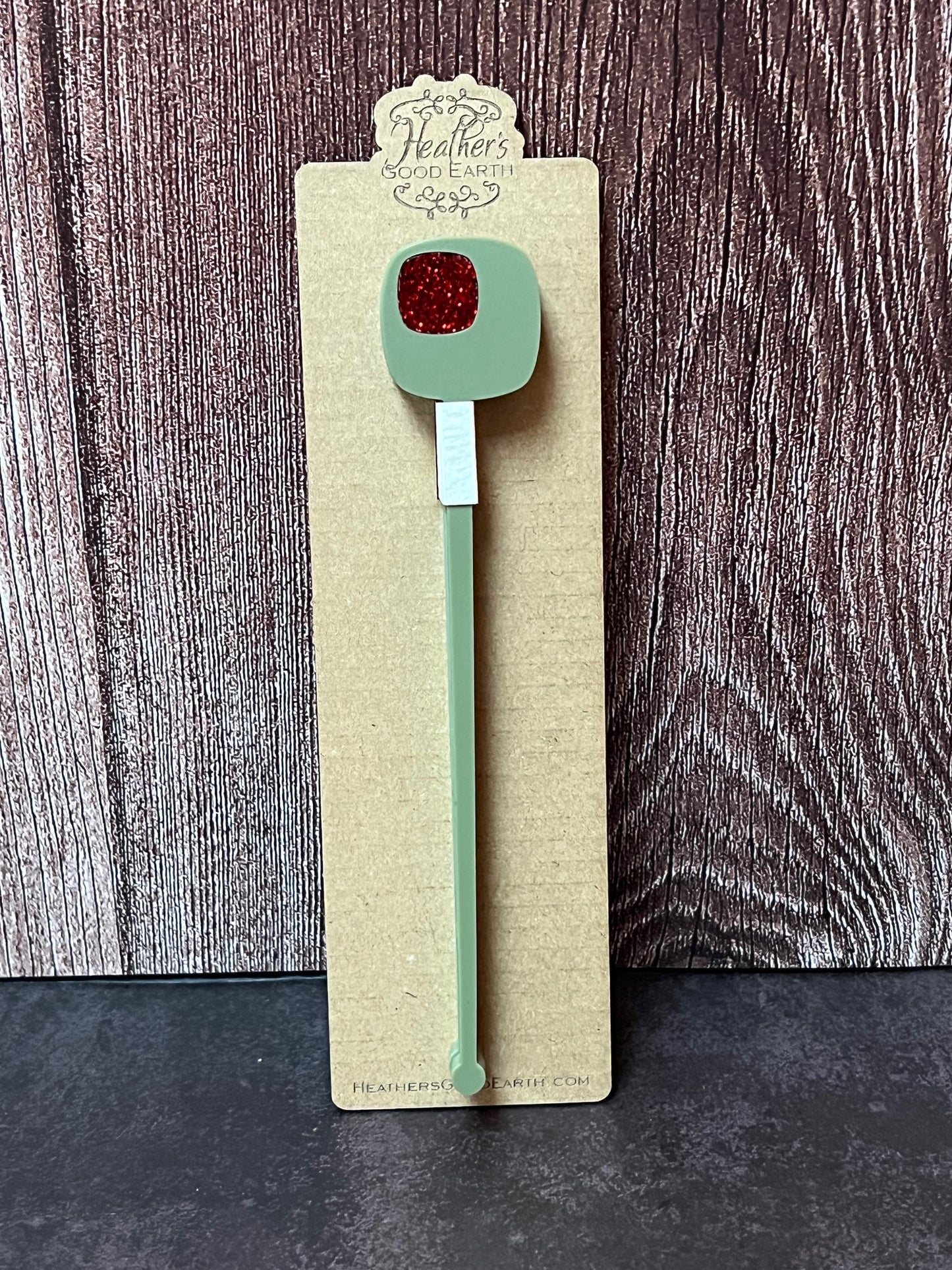 OLIVE SHORT DRINK STIRRERS/SWIZZLE STICKS